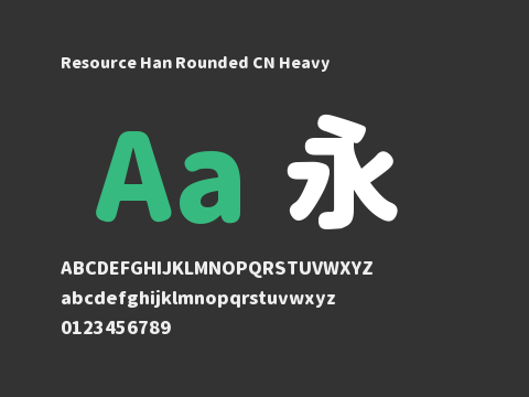 Resource Han Rounded CN Heavy