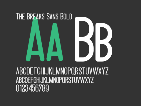 The Breaks Sans Bold