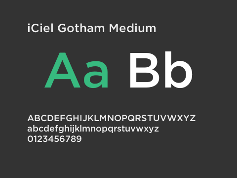 iCiel Gotham Medium