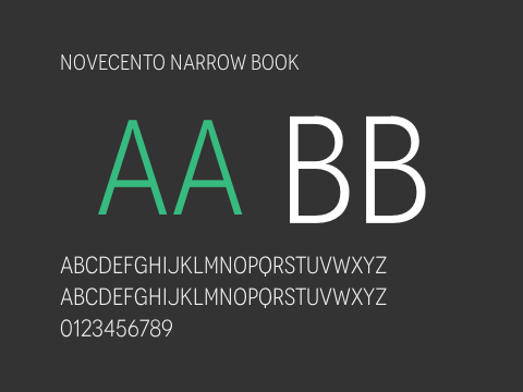 Novecento Narrow Book