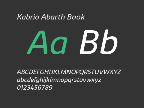 Kabrio Abarth Book