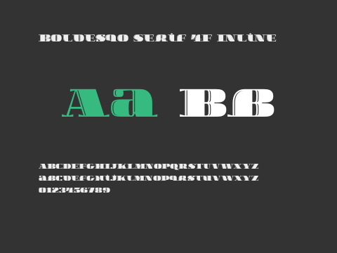 Boldesqo Serif 4F Inline