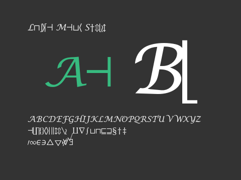 Lucida Math Symbol