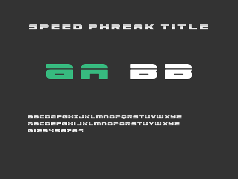 Speed Phreak Title