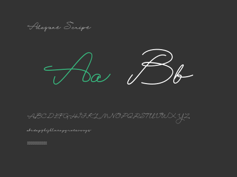 Alegant Script