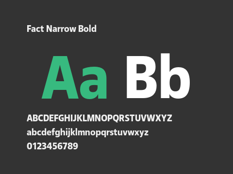 Fact Narrow Bold