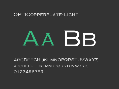 OPTICopperplate-Light