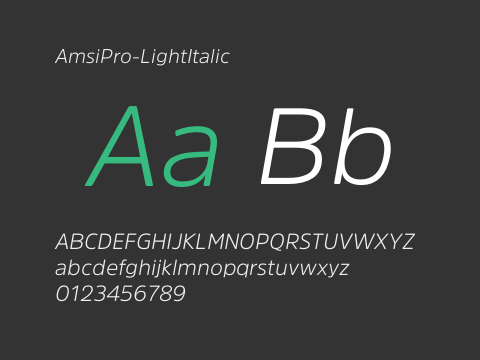 AmsiPro-LightItalic