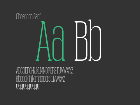 Obcecada Serif