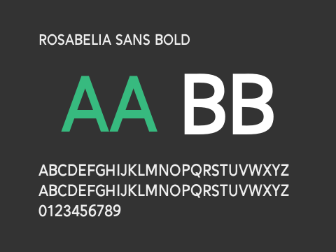 Rosabelia Sans Bold