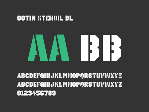 Octin Stencil Bl