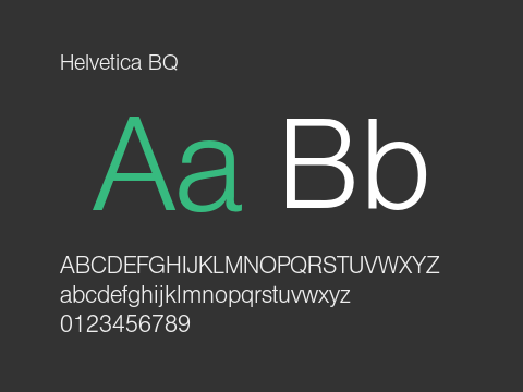 Helvetica BQ