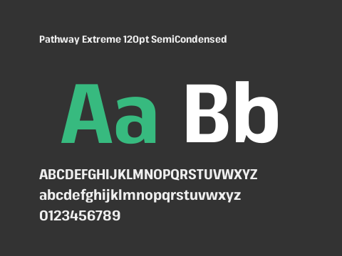 Pathway Extreme 120pt SemiCondensed