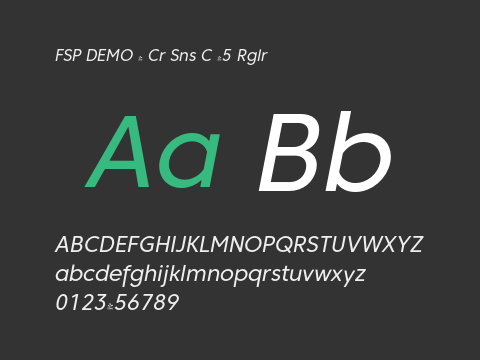 FSP DEMO - Cr Sns C 45 Rglr