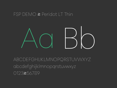 FSP DEMO - Peridot LT Thin