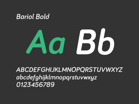 Bariol Bold