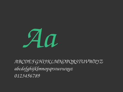 Defoe Italic