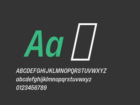 SundryNarrow-MediumItalic