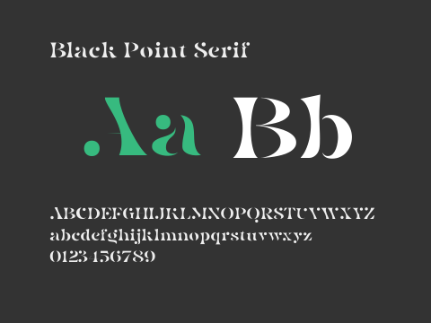 Black Point Serif