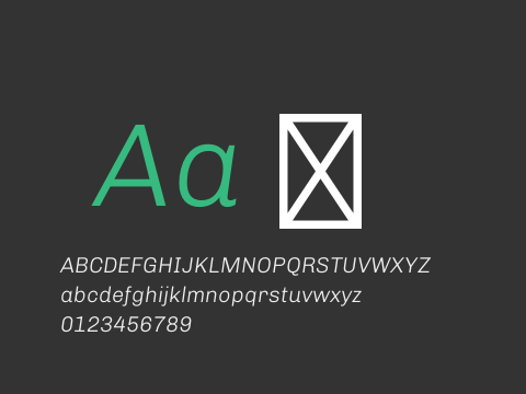 Chivo ExtraLight Italic