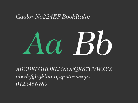 CaslonNo224EF-BookItalic