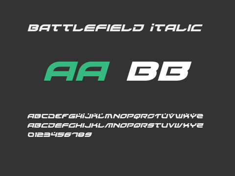 Battlefield Italic