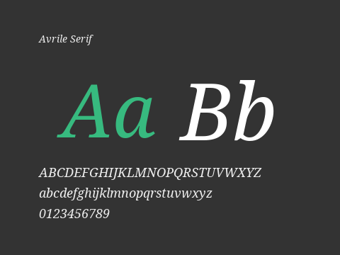 Avrile Serif