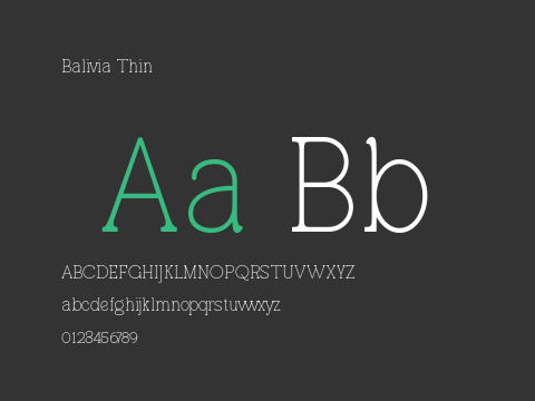 Balivia Thin