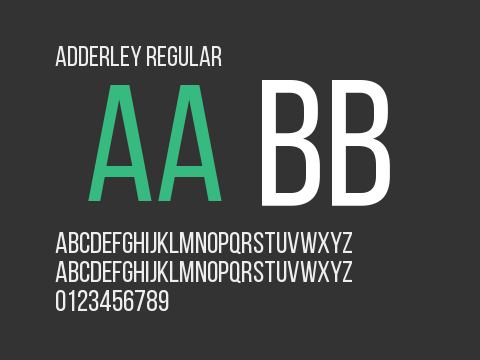 Adderley Regular