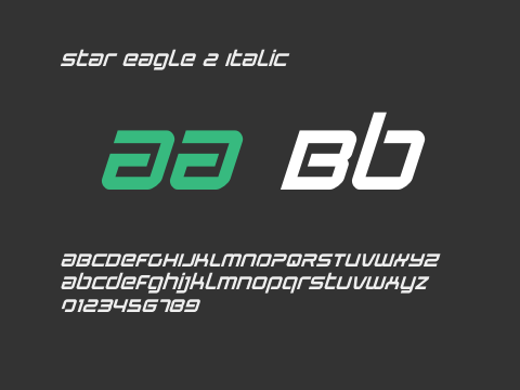 Star Eagle 2 Italic