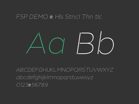 FSP DEMO - Hls Stncl Thn tlc