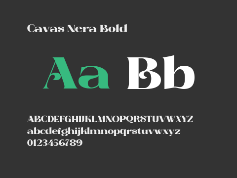 Cavas Nera Bold