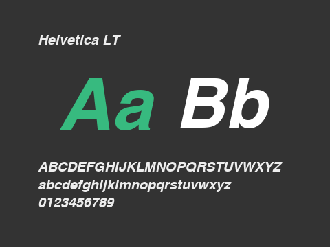 Helvetica LT