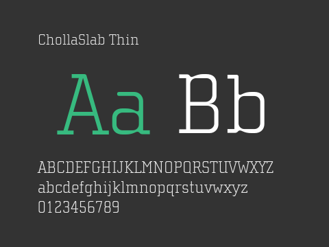 ChollaSlab Thin