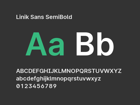 Linik Sans SemiBold