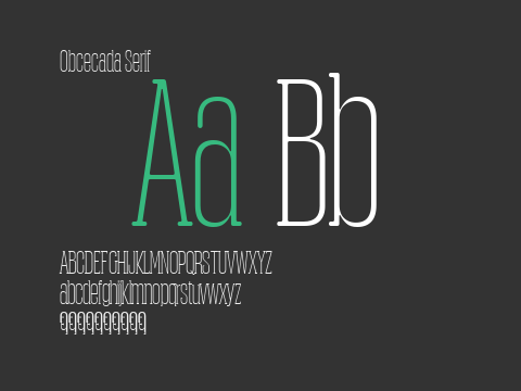 Obcecada Serif