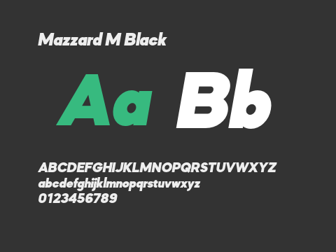 Mazzard M Black