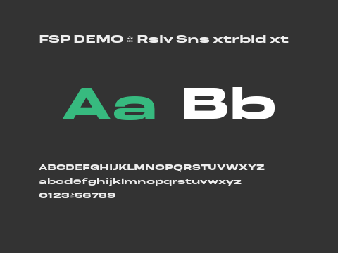 FSP DEMO - Rslv Sns xtrbld xt