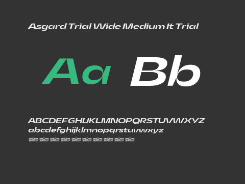 Asgard Trial Wide Medium It Trial