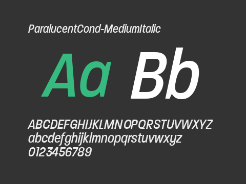 ParalucentCond-MediumItalic