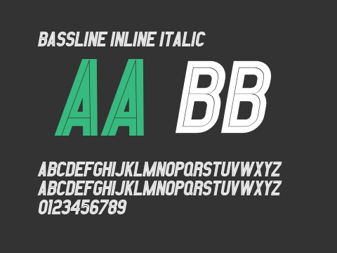 Bassline Inline Italic