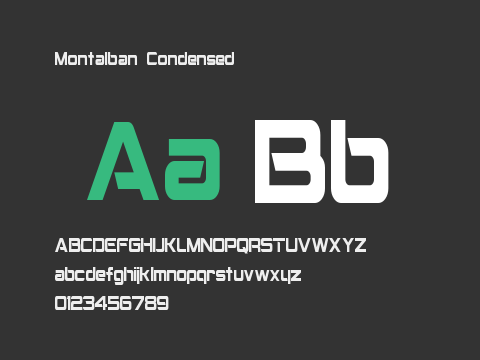 Montalban Condensed