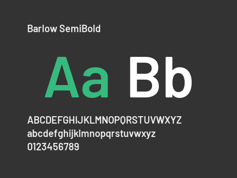 Barlow SemiBold