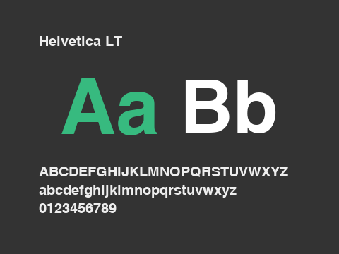 Helvetica LT