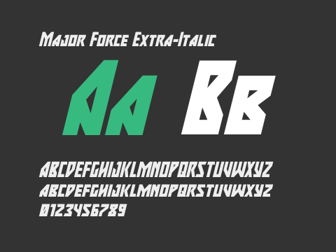 Major Force Extra-Italic