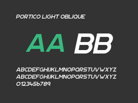 Portico Light Oblique