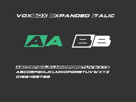 voxBOX Expanded Italic