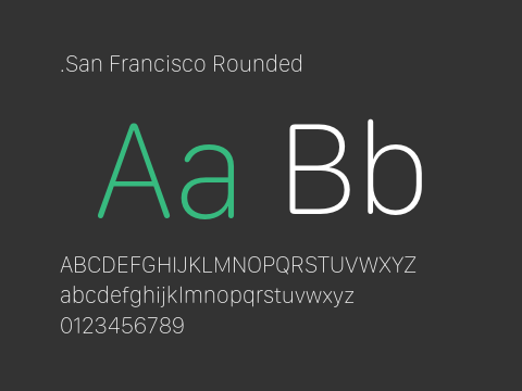 .San Francisco Rounded