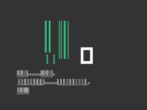 EAN-13B Half Height