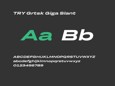 TRY Grtsk Giga Slant